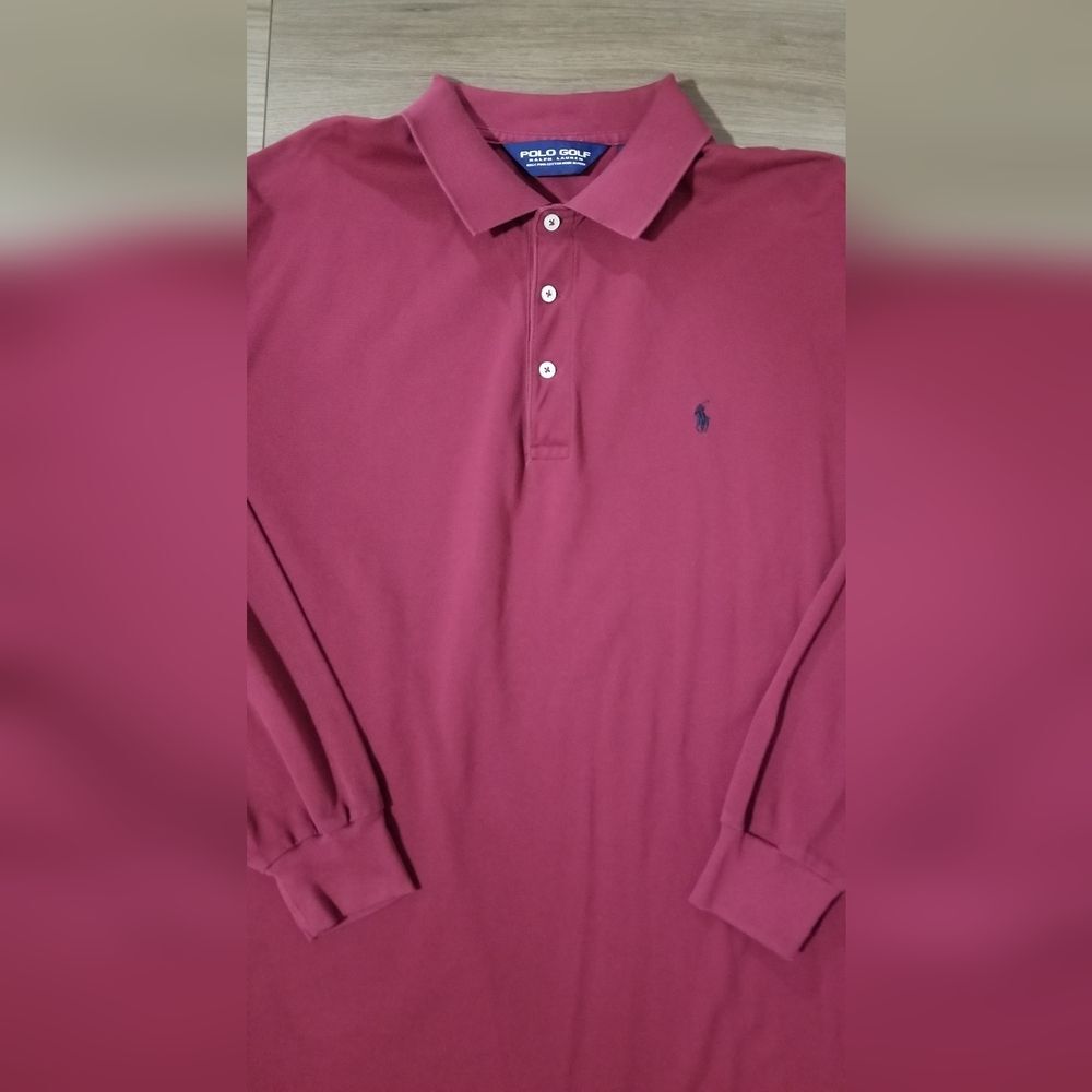 POLO GOLF Ralph Lauren Long Sleeve Shirt, Rush Creek, Men's Large - Picture 3 of 6